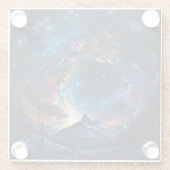Landschaft des kosmischen Gebirges Glasuntersetzer (Rückseite)