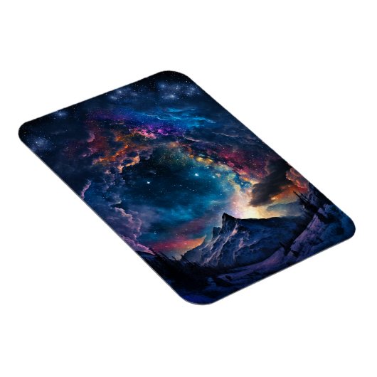 Landschaft des kosmischen Gebirges Magnet (Rechte Seite)