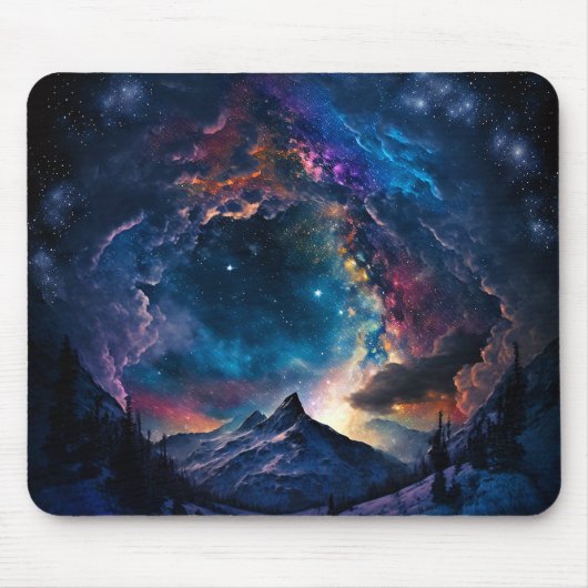 Landschaft des kosmischen Gebirges Mousepad (Vorne)