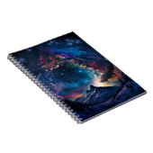 Landschaft des kosmischen Gebirges Notizblock (Rechte Seite)