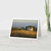 Landschaft des Landhauses verlassen Karte (Vorderseite)