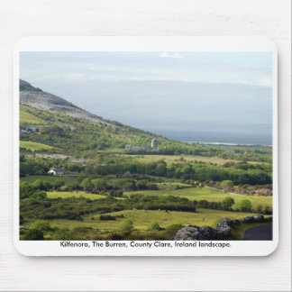 Landschaft des ländlichen Irlands, The Burren, Gra Mousepad