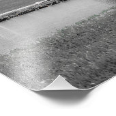 Landschaft des ländlichen Raums Fotodruck (Ecke)