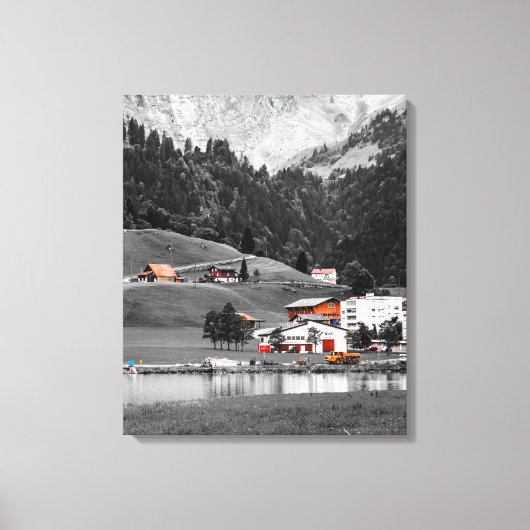 Landschaft des ländlichen Raums Leinwanddruck (Vorderseite)