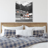 Landschaft des ländlichen Raums Leinwanddruck (Insitu (Schlafzimmer))