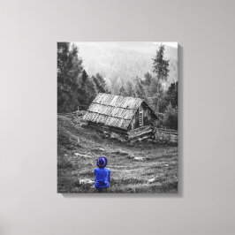 Landschaft des ländlichen Raums Minimalistische Fo Leinwanddruck