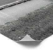 Landschaft des ländlichen Raums Poster (Ecke)