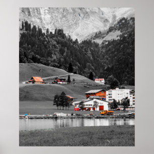 Landschaft des ländlichen Raums Poster