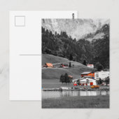 Landschaft des ländlichen Raums Postkarte (Vorne/Hinten)