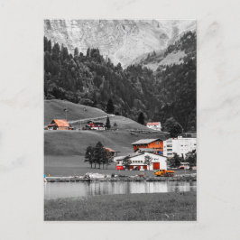 Landschaft des ländlichen Raums Postkarte