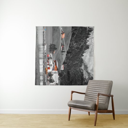 Landschaft des ländlichen Raums Wandteppich (Beispiel (Horizontal))