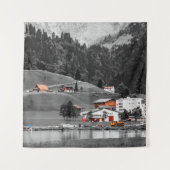 Landschaft des ländlichen Raums Wandteppich (Vorderseite)