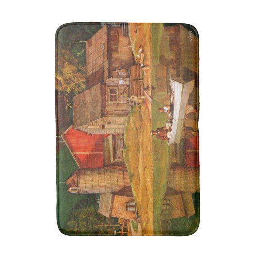 Landschaft des Landschaftsparks von Mead Schäffer Badematte (Vorderseite Vertikal)