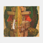 Landschaft des Landschaftsparks von Mead Schäffer Fleecedecke (Vorderseite (Horizontal))