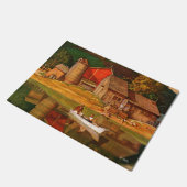 Landschaft des Landschaftsparks von Mead Schäffer Fußmatte (Schrägansicht)