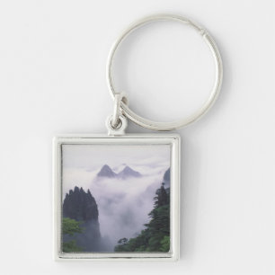 Landschaft des Mt. Huangshan (Gelber Berg) in Schlüsselanhänger