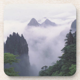 Landschaft des Mt. Huangshan (Gelber Berg) in Untersetzer