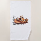 Landschaft des Pferdegebirges Strandtuch (Vorderseite)