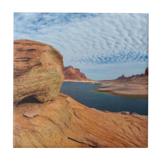 Landschaft des Powell-Sees Fliese (Vorderseite)