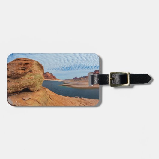 Landschaft des Powell-Sees Gepäckanhänger (Vorderseite horizontal)