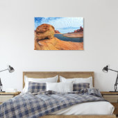 Landschaft des Powell-Sees Leinwanddruck (Insitu (Schlafzimmer))