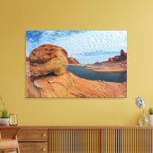 Landschaft des Powell-Sees Leinwanddruck (Insitu (Wohnzimmer))