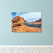 Landschaft des Powell-Sees Leinwanddruck (Insitu (Holzboden))