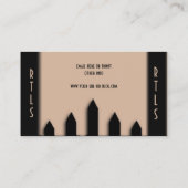 Landschaft des Rasendienstes - Visitenkarte (Rückseite)