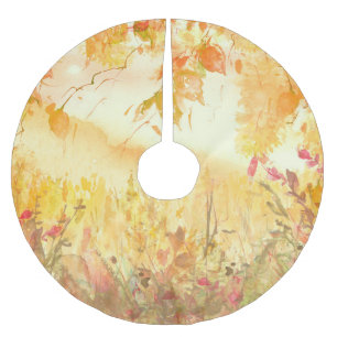 Landschaft des Regenwaldes Kunst, Dichtung und Mus Polyester Weihnachtsbaumdecke