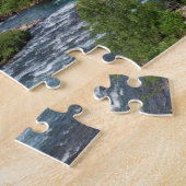 Landschaft des schroffen Bergflusses Puzzle (Seite)