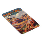 Landschaft des versteinerten Wald-Nationalparks Magnet (Rechte Seite)