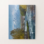 Landschaft des zerklüfteten Bergflusses Puzzle (Vertikal)