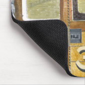 Landschaft des Zuges durch Eric ravilious Mousepad (Ecke)