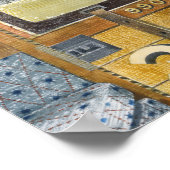 Landschaft des Zuges durch Eric ravilious Poster (Ecke)