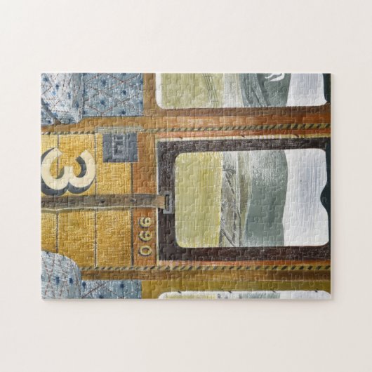 Landschaft des Zuges durch Eric ravilious Puzzle (Horizontal)