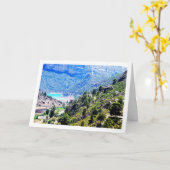 Landschaft Domeño Viejo in Valencia, Spanien Karte (Gelbe Blume)