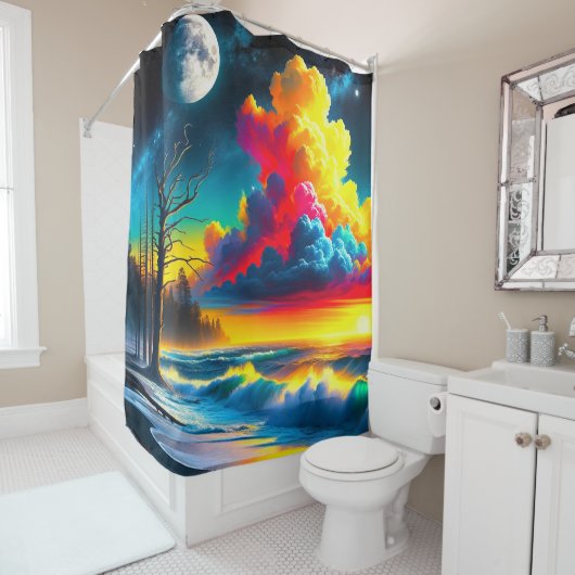 Landschaft Duschvorhang (Beispiel)