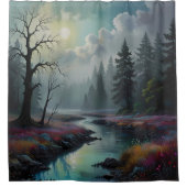 Landschaft Duschvorhang (Vorderseite)