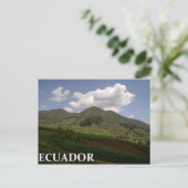Landschaft Ecuadors Postkarte (Stehend Vorderseite)