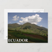 Landschaft Ecuadors Postkarte (Vorne/Hinten)