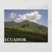 Landschaft Ecuadors Postkarte (Vorderseite)