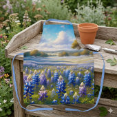 Landschaft einer Texas-Bluebonnet-Wiese Schürze