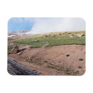 Landschaft entlang der historischen Zahnradbahn Magnet