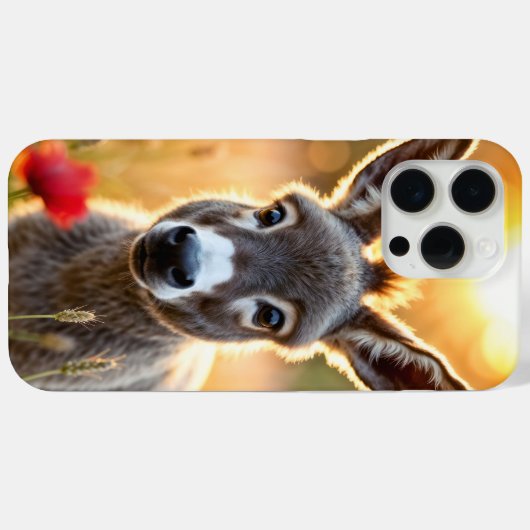 Landschaft Esel neugierige Augen friedliche Kunst Case-Mate iPhone Hülle (Rückseite (Horizontal))
