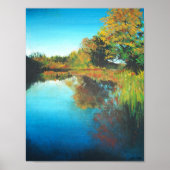 Landschaft Feine Kunst am Fluss Kunst Poster (Vorne)