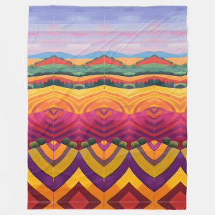 Landschaft Fleecedecke