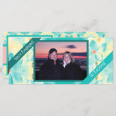 Landschaft Floral Hochzeit Verlobung Ankündigung (Vorne/Hinten)