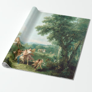 Landschaft Francesco Zuccarelli mit der Bildung Geschenkpapier