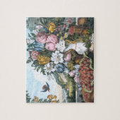 Landschaft, Frucht und Blumen Puzzle (Vertikal)