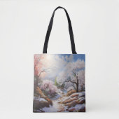 Landschaft Frühjahr Tasche (Vorderseite)